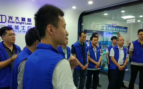 參觀精益道場 參觀精益道場